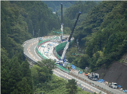 蓼野第五橋床版補修