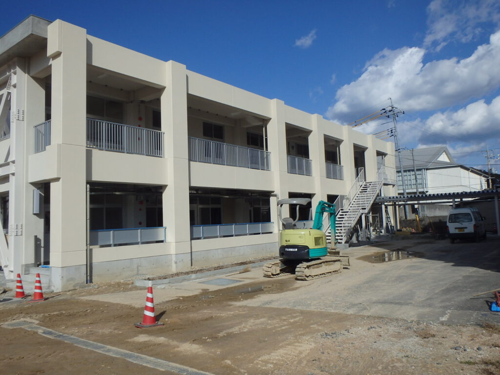 奈古高校実習棟耐震改修工事