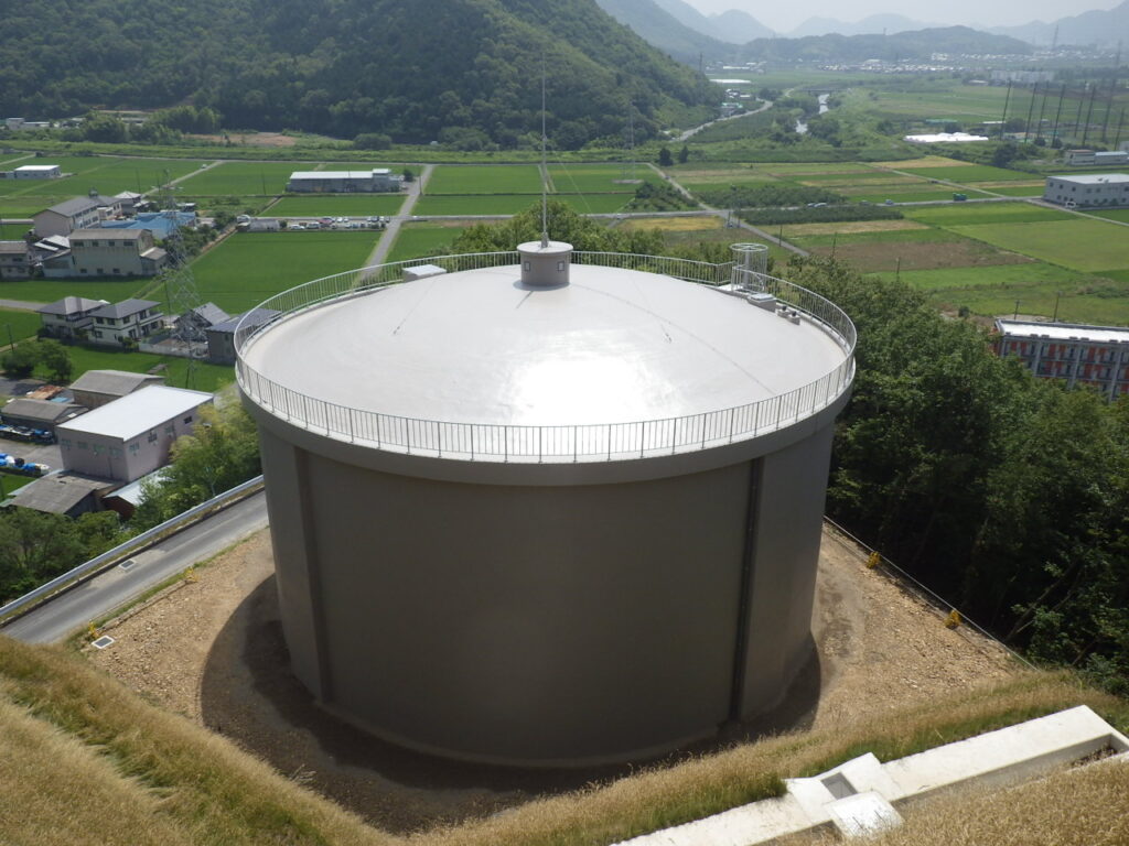 岐阜市黒野配水池