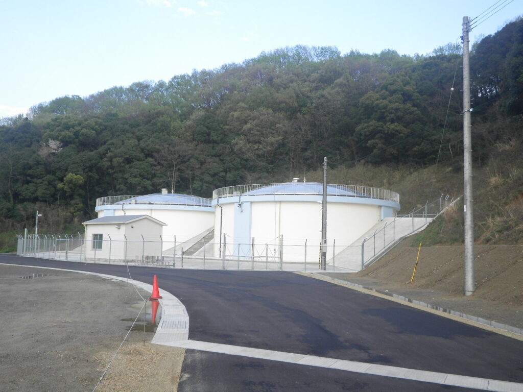鶴ヶ峰新配水池