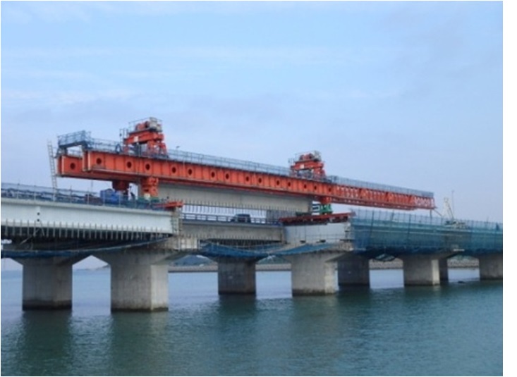 与根高架橋(下りP8~P15)