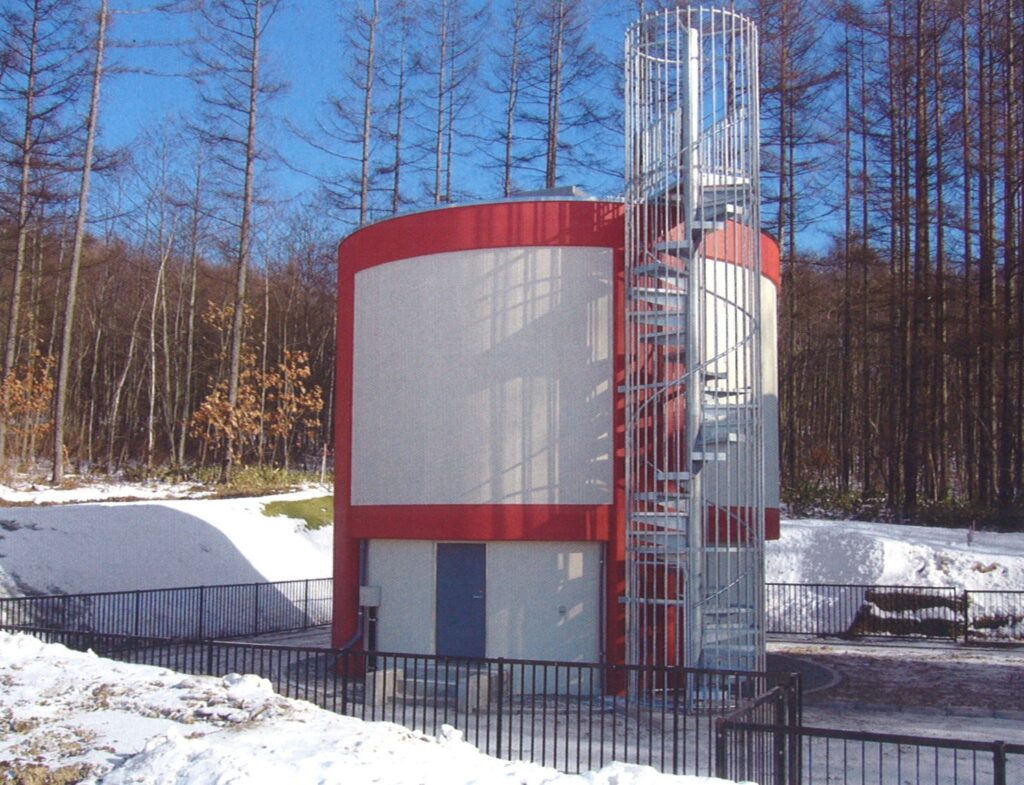 河北浄水場2号配水池