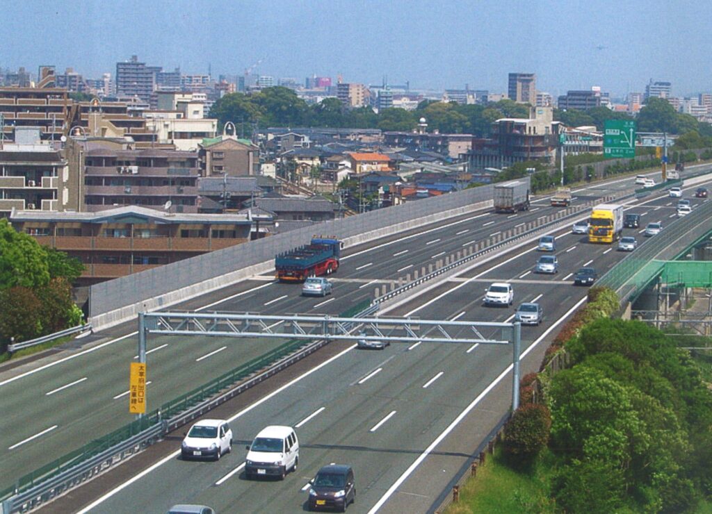 向佐野橋床補修