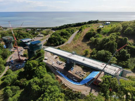 大節婦川橋上部西工事