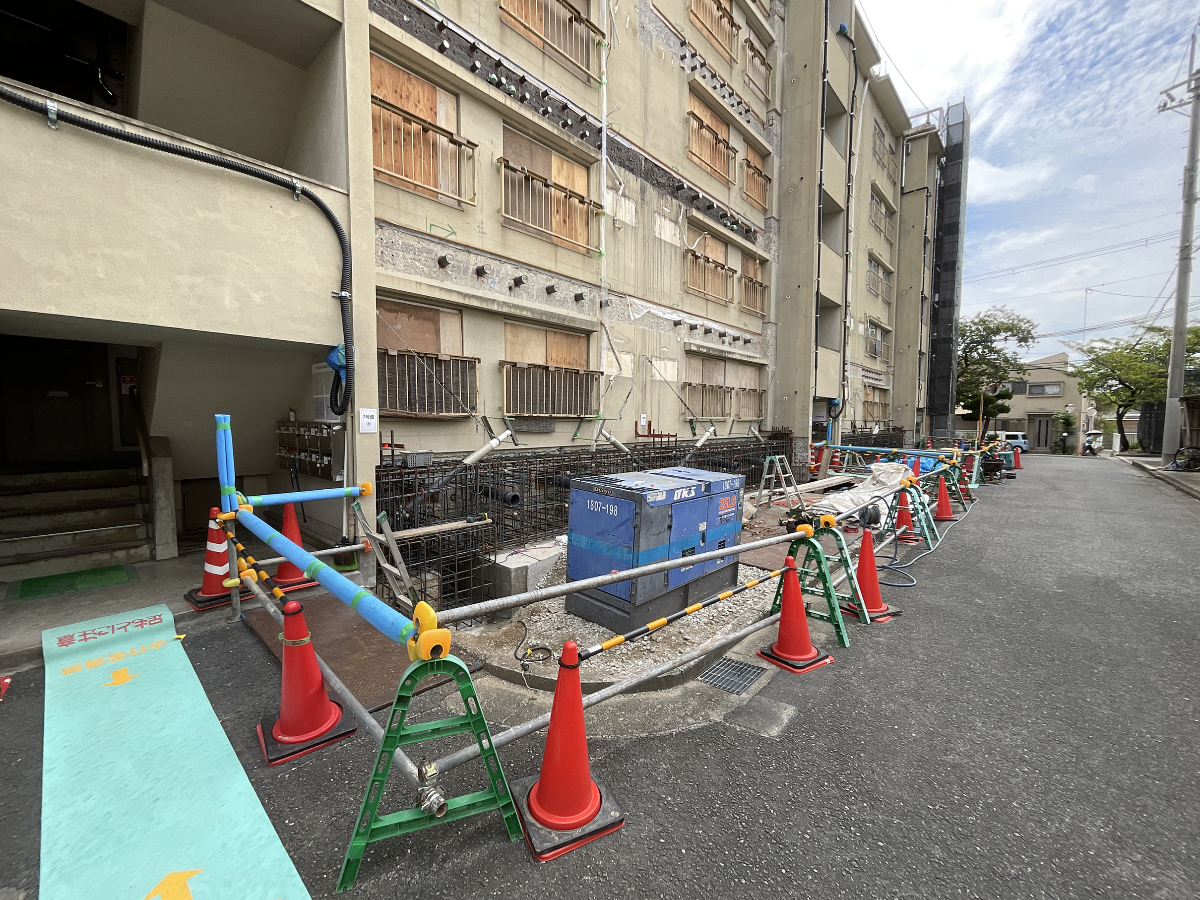 市営荻野団地7・8号館耐震補強工事