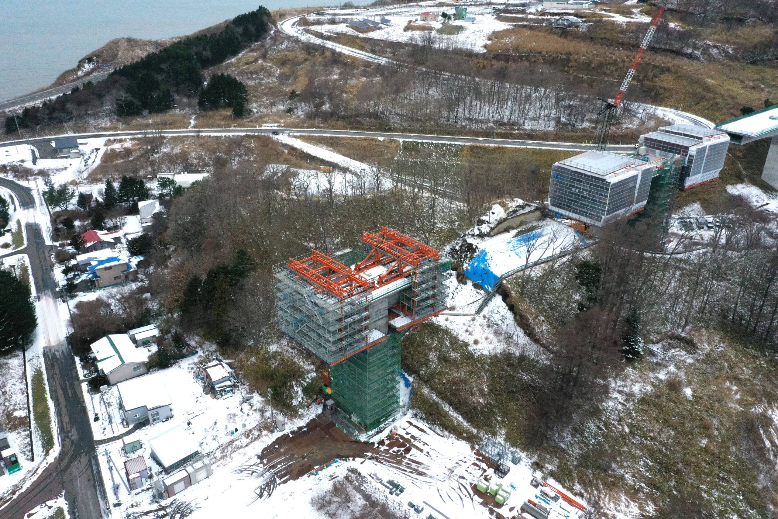 大節婦川橋上部中央工事
