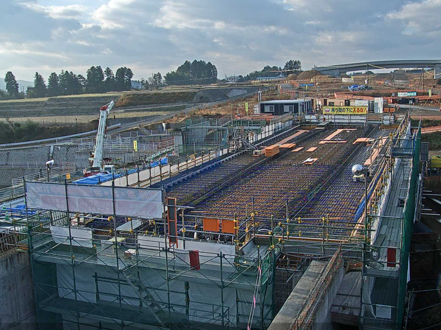 新東名大御神跨道橋工事