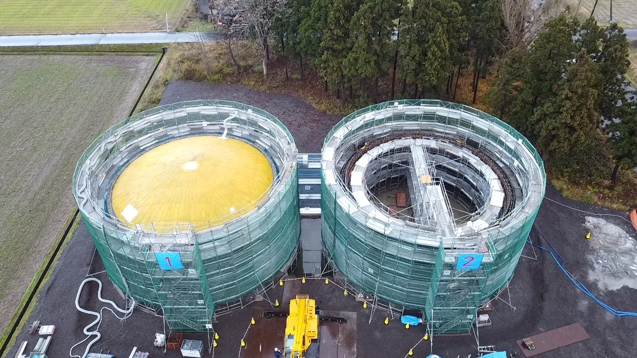 【横配水－No.1】雄物川浄水場整備事業配水池築造工事（その２）