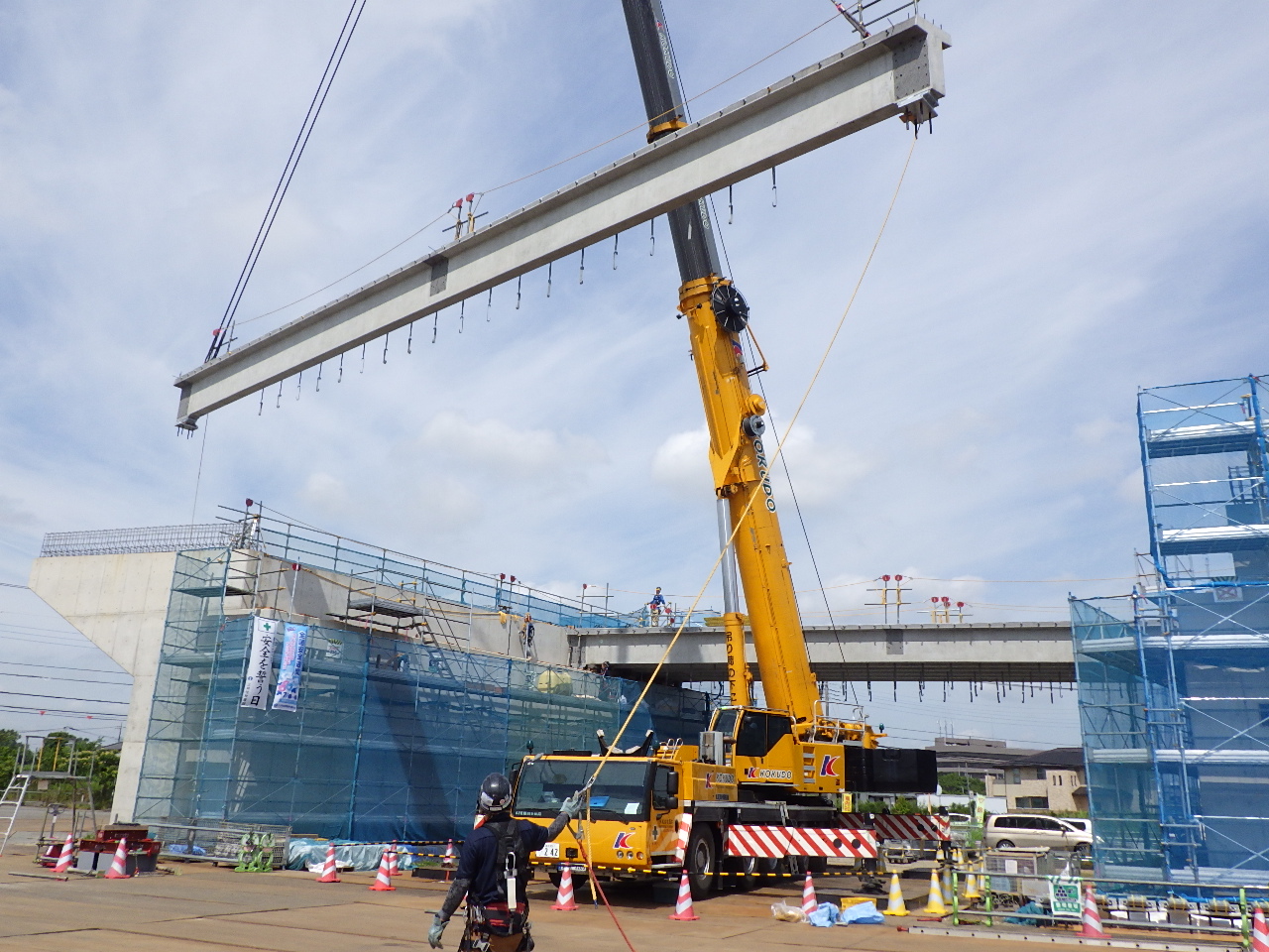 R5国道6号牛久土浦BP土浦地区跨道橋上部その2工事