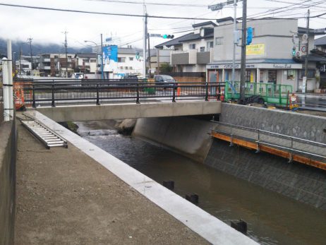 金屑川河川改修工事