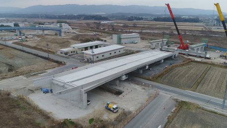 大安IC・Eランプ橋(PC上部工)