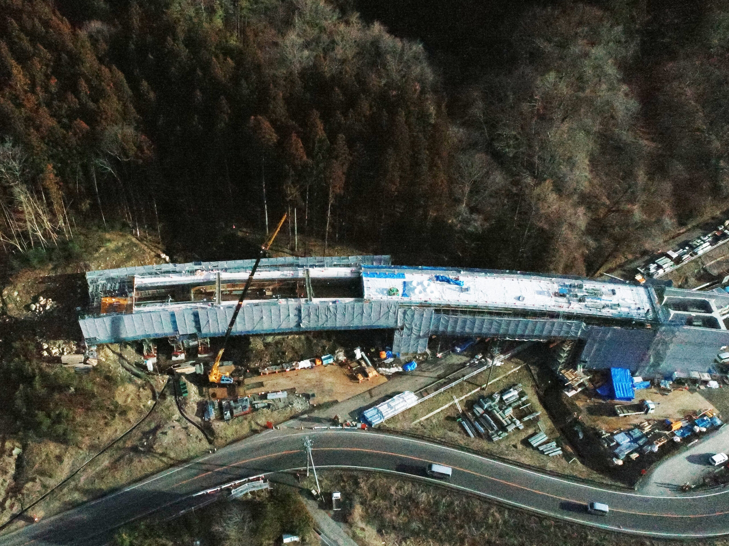 厚田跨道橋上部工工事